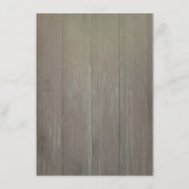 Rustic Sunflowers Wedding Information Guest Card Begleitkarte (Rückseite)