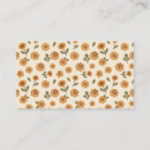 Rustic Sweet Rabbit Baby Shower Game Begleitkarte (Rückseite)