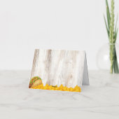 Rustic Taco ‘Bout Grateful Thank You Card Dankeskarte (Rückseite)