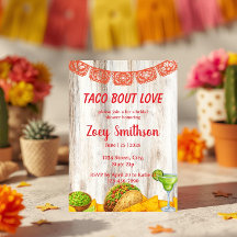 Rustic Taco ‘Bout Love Brautjungfern-Einladung