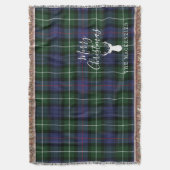Rustic Tartan Clan MacKenzie Kariert Decke (Vorderseite Vertikal)