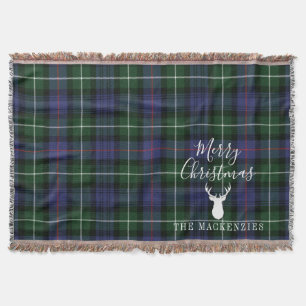 Rustic Tartan Clan MacKenzie Kariert Decke