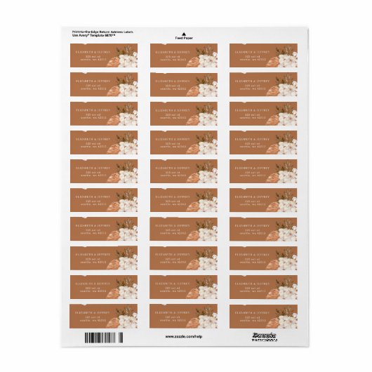 Rustic Terracotta Boho Pampas Orchids Wedding (Vorne)