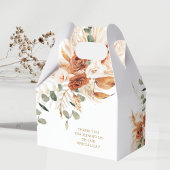 Rustic Terracotta Calligraphy Vielen Dank Geschenkschachtel