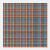 Rustic Terracotta Tartan Plaid Wallpaper Pattern Tapete (Vorderseite)