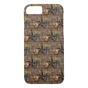 Rustic Texas Star Western Pistol Cowboy Boots Case-Mate iPhone Hülle