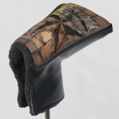 Rustic Texas Star Western Pistol Cowboy Boots Golf Headcover (3/4 Vorderseite)