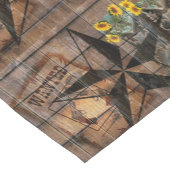 Rustic Texas Star Western Pistol Cowboy Boots Kurzer Tischläufer (Ecke)