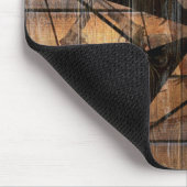 Rustic Texas Star Western Pistol Cowboy Boots Mousepad (Ecke)