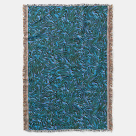 Rustic textured wall in burnt kadett blue decke