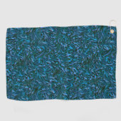 Rustic textured wall in burnt kadett blue golfhandtuch (Horizontal)