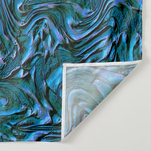 Rustic textured wall in burnt kadett blue wandteppich (Detail)