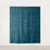 Rustic textured wall in burnt kadett blue wandteppich (Vorderseite)