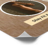 Rustic Timber 2026 Manifestation Poster (Ecke)