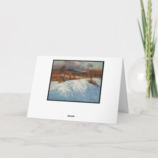 Rustic Tom Thomson Painting Algonquin Park Kanada Karte (Rückseite)