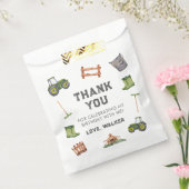 Rustic Tractor Farm Green Boy Birthday  Geschenktütchen (Versiegelt)