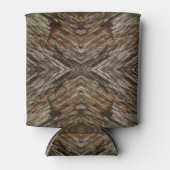 Rustic Tree Bark Photo Southwest Diamond Pattern Dosenkühler (Vorderseite)