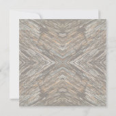 Rustic Tree Bark Photo Southwest Diamond Pattern Karte (Rückseite)