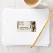 Rustic Tree Wedding Address Labels Adressaufkleber (Insitu)