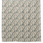 Rustic Tribal Curtain Arrows and Feathers Touch Duschvorhang (Vorderseite)