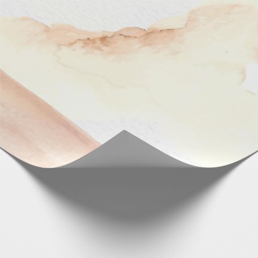 Rustic Tropical Palms Geschenkpapier (Ecke)