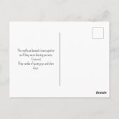 Rustic Tuscan European Hillside Vintage Nostalgia Postkarte (Rückseite)