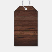 Rustic Twinkle Twinkle Little Star Baby Dusche Geschenkanhänger (Rückseite)