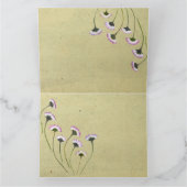 Rustic Vintag Daisies Einfaches Design Karte (Innenseite)