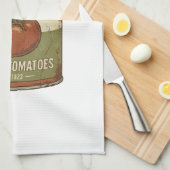 Rustic Vintage Spiced Tomato Can Geschirrtuch (Viertel Falte)