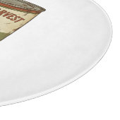 Rustic Vintage Spiced Tomato Can Schneidebrett (Ecke)