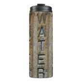 Rustic Water Sign Thermosbecher (Vorderseite)