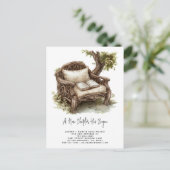 Rustic Watercolor A New Chapter Has Begun Moving Ankündigungspostkarte (Stehend Vorderseite)