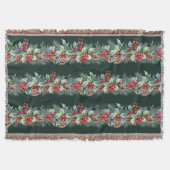 Rustic Watercolor Border Decke (Vorderseite)