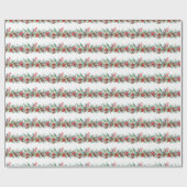 Rustic Watercolor Border Geschenkpapier (Flach)