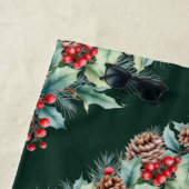 Rustic Watercolor Border Strandtuch (Beispiel)