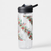 Rustic Watercolor Border Trinkflasche (Links)