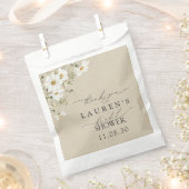 Rustic Watercolor Daisy Brautparty Vielen Dank Geschenktütchen (Ausgeschnitten)