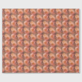 Rustic Watercolor Daisy Floral Pattern Geschenkpapier (Flach)