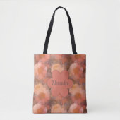 Rustic Watercolor Daisy Floral Pattern Tasche (Vorderseite)