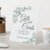 Rustic Watercolor Eucalyptus Greenery Wedding Sockelschild (In SItu)