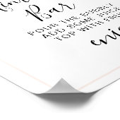 rustic watercolor floral bouquet poster (Ecke)