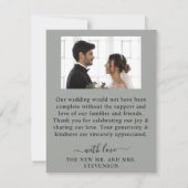 rustic watercolor illustration floral arrangement dankeskarte (Rückseite)