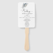 rustic watercolor illustration floral arrangement fächer (Vorderseite)