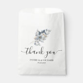 rustic watercolor illustration floral arrangement geschenktütchen (Vorderseite)