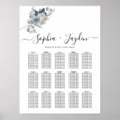 rustic watercolor illustration floral arrangement poster (Vorne)