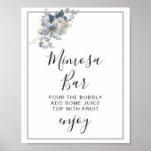 rustic watercolor illustration floral arrangement poster (Vorne)