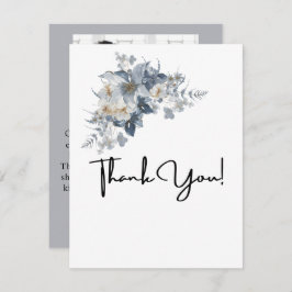 rustic watercolor illustration of a floral dankeskarte