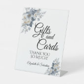 rustic watercolor illustration of a floral  sockelschild (Vorderseite)