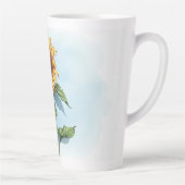 Rustic Watercolor Sunflower Mug Milchtasse (Rechts)