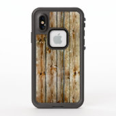 Rustic Weathered Brown Wood Plank Seamless Pattern (Rückseite)